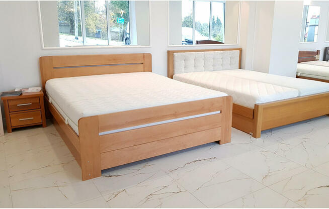 Łóżko na wymiar drewniane, tapicerowane, każdy wymiar