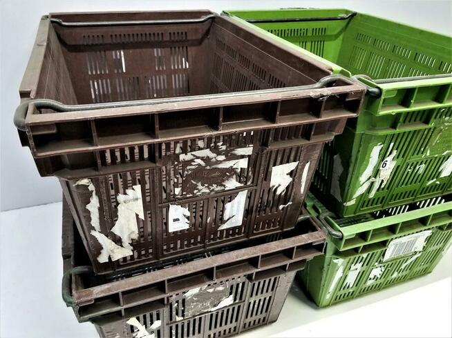 Pojemnik 60x40x27cm Skrzynka Plastikowa Kosz Magazynowy