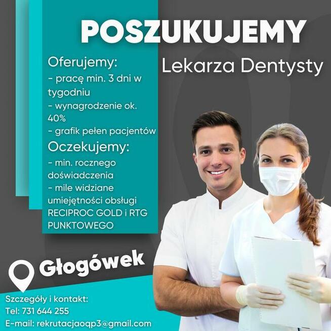Stanowisko dla Lekarza Dentysty w Głogówku