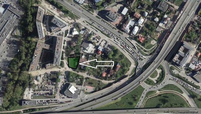 Do wynajęcia działka przy węźle Marsa, Warszawa - Gocławek