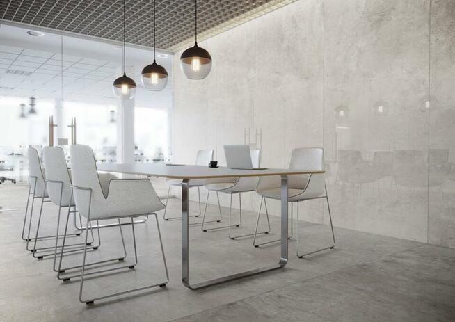 Softcement white płytki ścienne polerowane 120x120 Cerrad