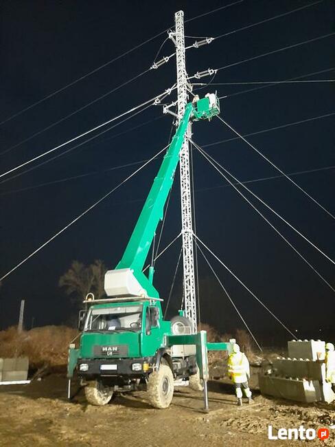 Żurawie, usługi dźwigowe Kraków, podnośnik koszowy Kraków