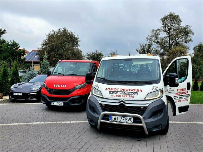 AUTO LAWETA , POMOC drogowa -Gratis auta zastępcze ** Niepoł