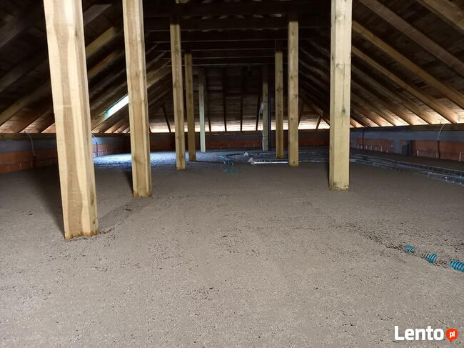 Płynny styropian, styrobeton, anhydryt Knauf na ogrzewanie.