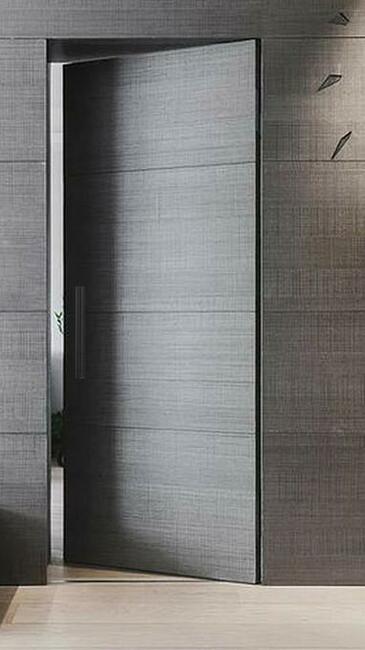 Drzwi ukryte z ościeżnicą do ciężkich skrzydeł – krótkie ter