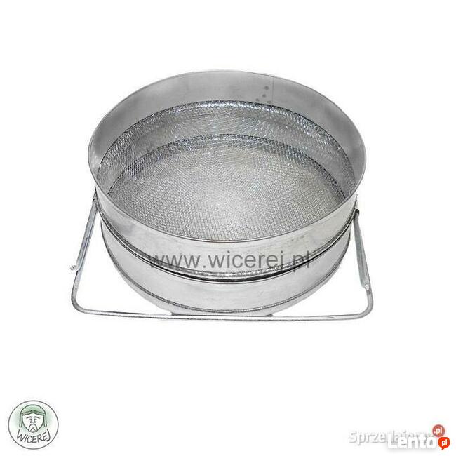 Podwójne Sito do Miodu Śr. 20cm Okrągłe Wypukłe ocynkowane