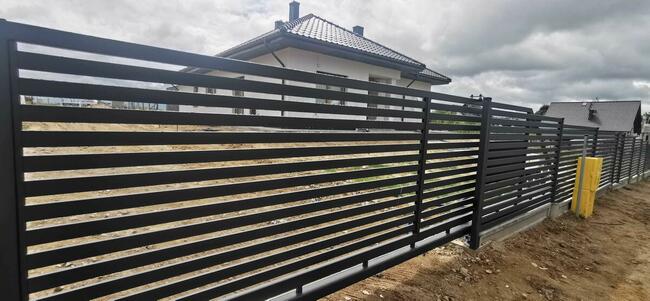 BRAMA Przesuwna KPL Palisada 150cmx400cm OCYNK+RAL PRODUCENT