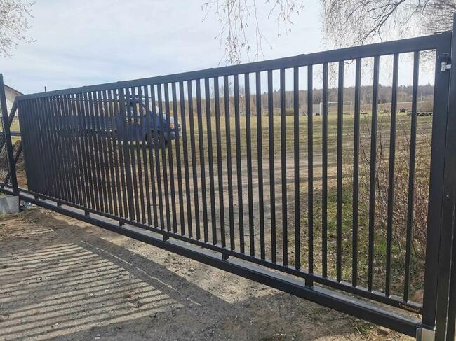 BRAMA Przesuwna KPL Palisada 150cmx400cm OCYNK+RAL PRODUCENT