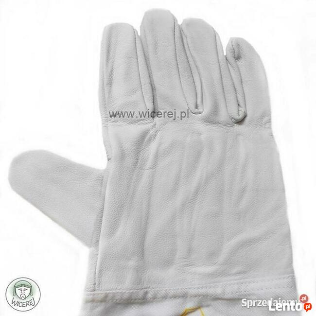 Skórzane Rękawice Pszczelarskie Długie rozmiar od XS do XL