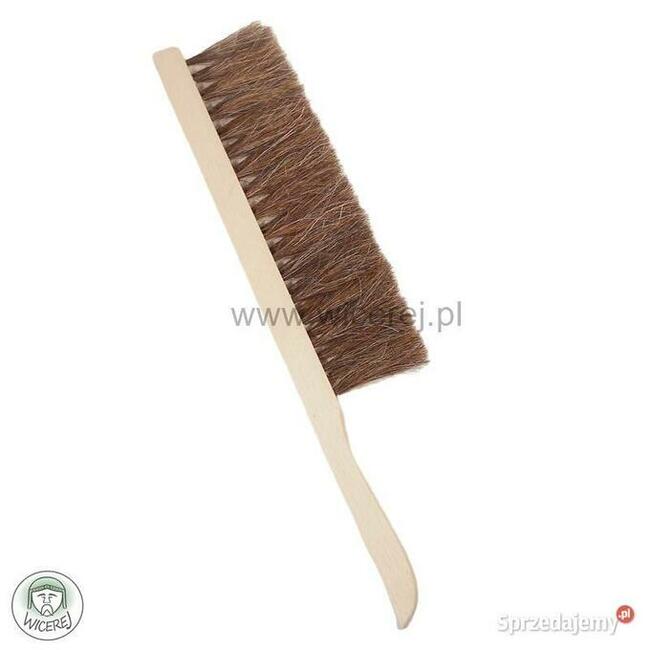 Zmiotka Pasieczna Miotełka Szczotka naturalne włosie 2 rzędy