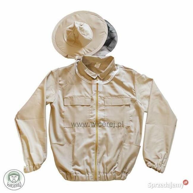 Bluza Pszczelarska Premium rozpinana z Kapeluszem XS-XXXL