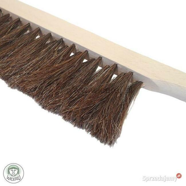 Zmiotka Pasieczna Miotełka Szczotka naturalne włosie 2 rzędy