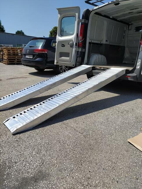 Najazdy aluminiowe do minikoparek 2,5m-4,5m do 13t