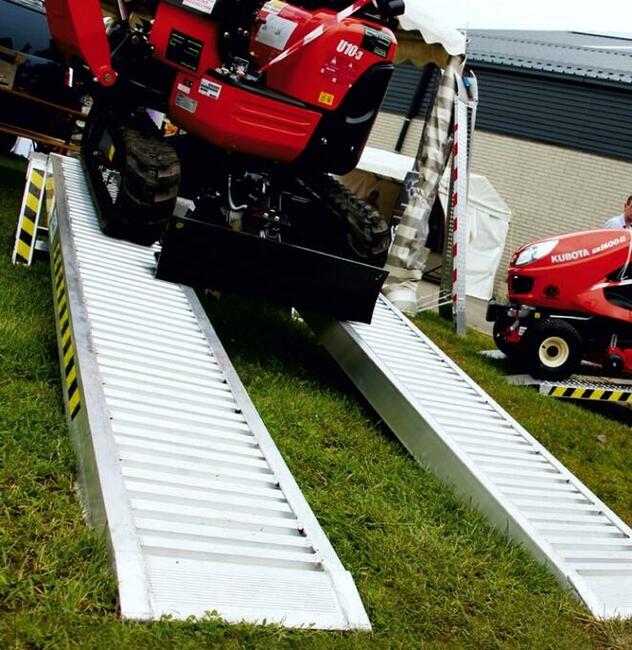 Rampy najazdy z aluminium do załadunku 2m-5m do 13t