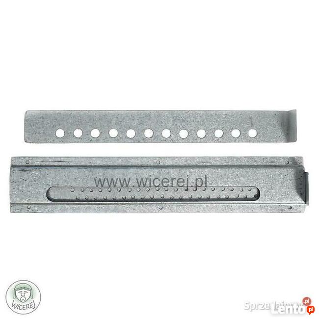 Zasuwka Zamknięcie Wylotka Trzyczęściowa 25cm ocynkowana