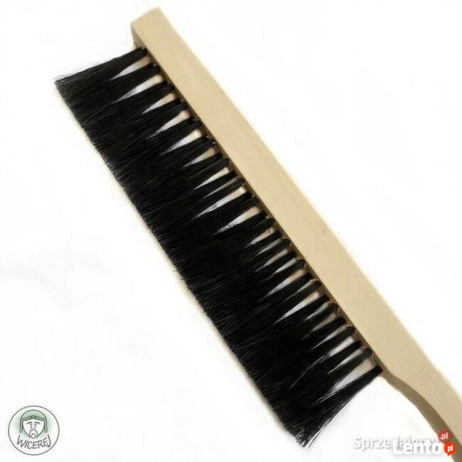 Duża Zmiotka Pszczelarska Miotełka Szczotka 2 rzędy sztuczna