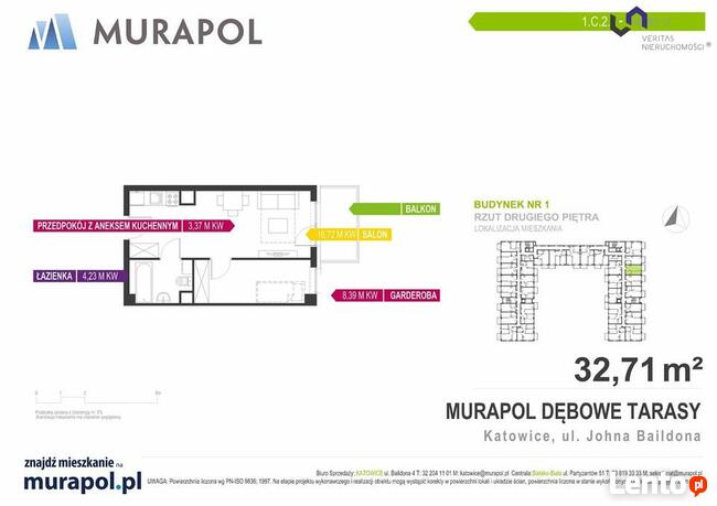 Mieszkanie Katowice Dąb, Johna Baildona