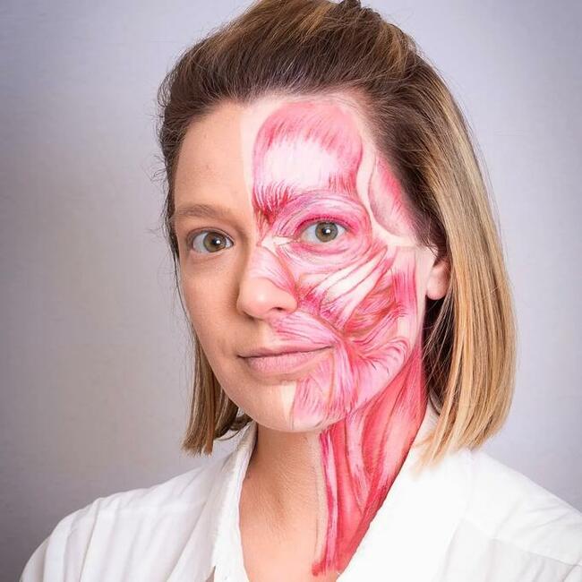 Malowanie buzi twarzy bodypaiting