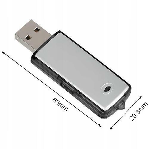 Pendrive Dyktafon Szpiegowski Podsłuch 8 GB POLECAM