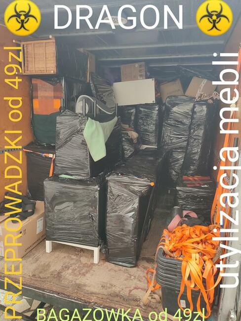 DRAGON PRZEPROWADZKI Gubin, taxi bagażowe, transport,utylizacj