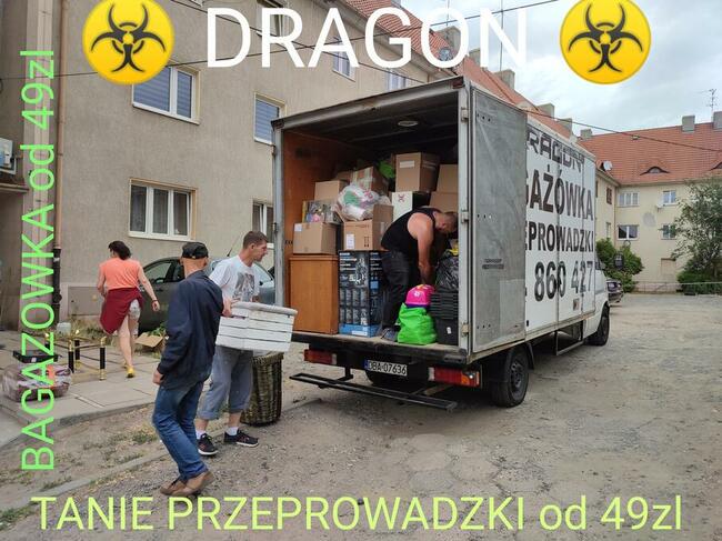 DRAGON Tanie PRZEPROWADZKI Świebodzin, Bagazowka, transport,
