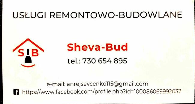 Usługi Remontowo budowlane