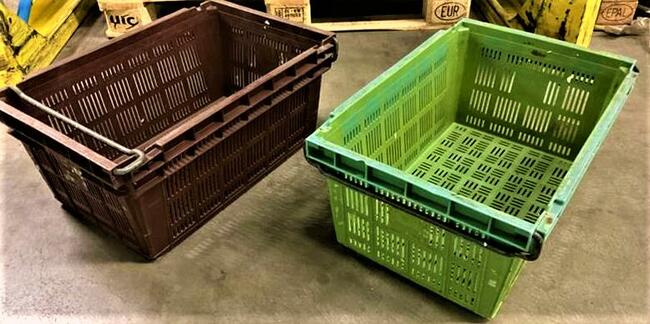 Pojemnik 60x40x27cm Skrzynka Plastikowa Kosz Magazynowy