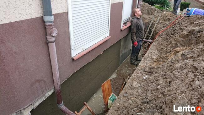 Hydroizolacje fundamentów, iniekcje ciśnieniowe, osuszanie