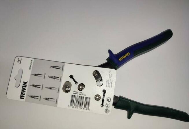IRWIN Nożyce do cięcia blachy Uniwersalne 102 prawo/prosto