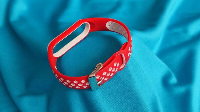 Śliczna silikonowa opaska Xiaomi Mi Band 5/6 + GRATIS