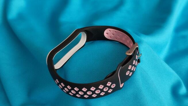 Śliczna silikonowa opaska Xiaomi Mi Band 5 lub 6 + Gratis