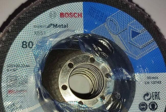 Bosch tarcza szlifierska p80 /125mm x 1,0mm x 22,23