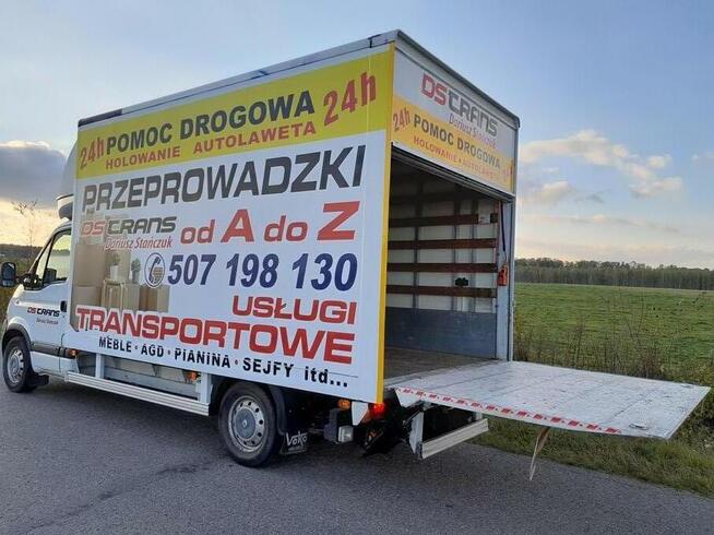 Transport bus z windą/Przeprowadzki/Pomoc Drogowa 24h/7