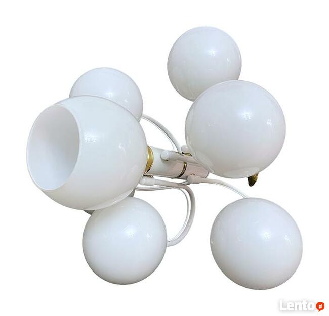 Lampa wisząca - 7 szklanych kloszy