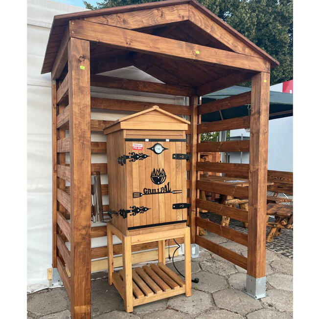 Wędzarnia Elektryczna EOD170L/80 OLCHOWA z Generatorem Dymu Kolor TEAK