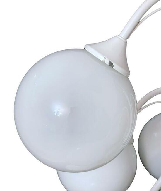 Lampa wisząca - 7 szklanych kloszy