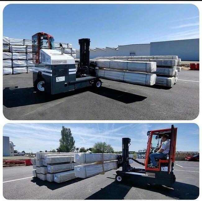 Wózek widłowy gazowy nowy 3.5 tony benz.-LPG przesuw wideł