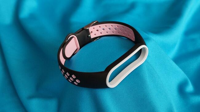 Śliczna silikonowa opaska Xiaomi Mi Band 5 lub 6 + Gratis