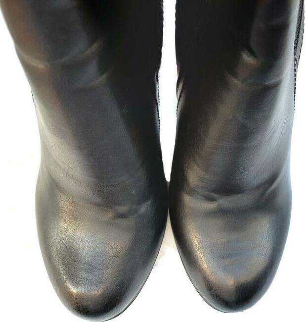 39 Botki damskie czarne obcas 10,5 stopa 25 Kayla