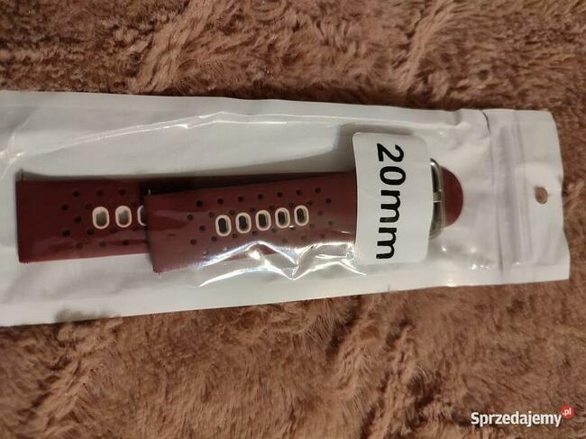 Śliczny pasek na zegarek o szerokości 20mm