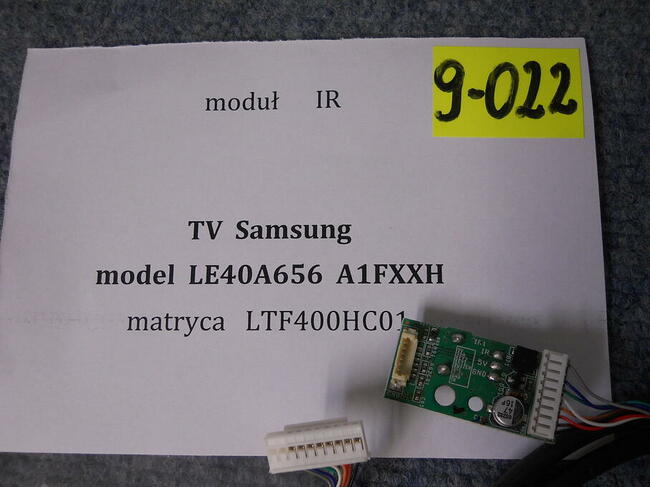 Moduł IR z TV - Samsung LE40A656           9-022