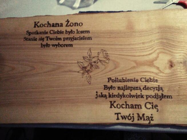 Pirografia na zamówienie Cała Polska