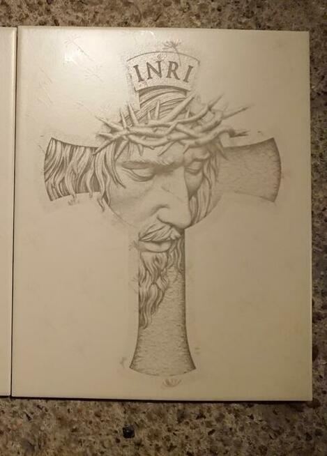 Grawer na Pomnik - Kafla, płytka ceramiczna 250x200mm.