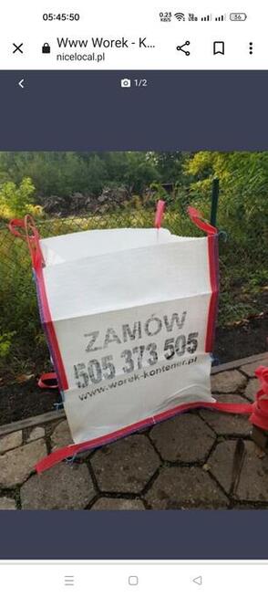 Worek na Gruz 1m3 z UM BYTOM, CHORZÓW, ZABRZE, GLIWICE,