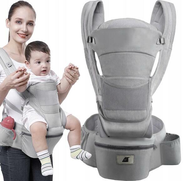 Nosidełko Malatec biodrowe wielofunkcyjne 15w1 szare