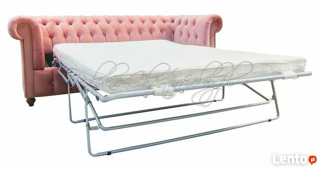 SOFA CHESTERFIELD CANON 3 OS. z funkcją spania codziennego