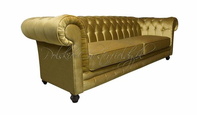 SOFA CHESTERFIELD CANON 4 OS. z funkcją spania codziennego