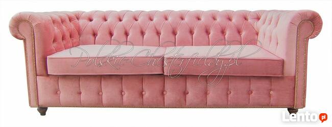 SOFA CHESTERFIELD CANON 3 OS. z funkcją spania codziennego