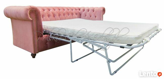 SOFA CHESTERFIELD CANON 3 OS. z funkcją spania codziennego