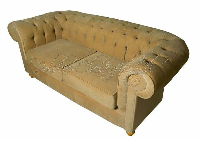 SOFA CHESTERFIELD CANON 2,5 OS. z funkcją spania codziennego